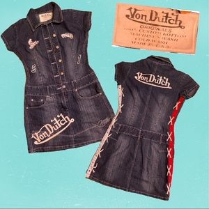 Custom Von Dutch jean dress